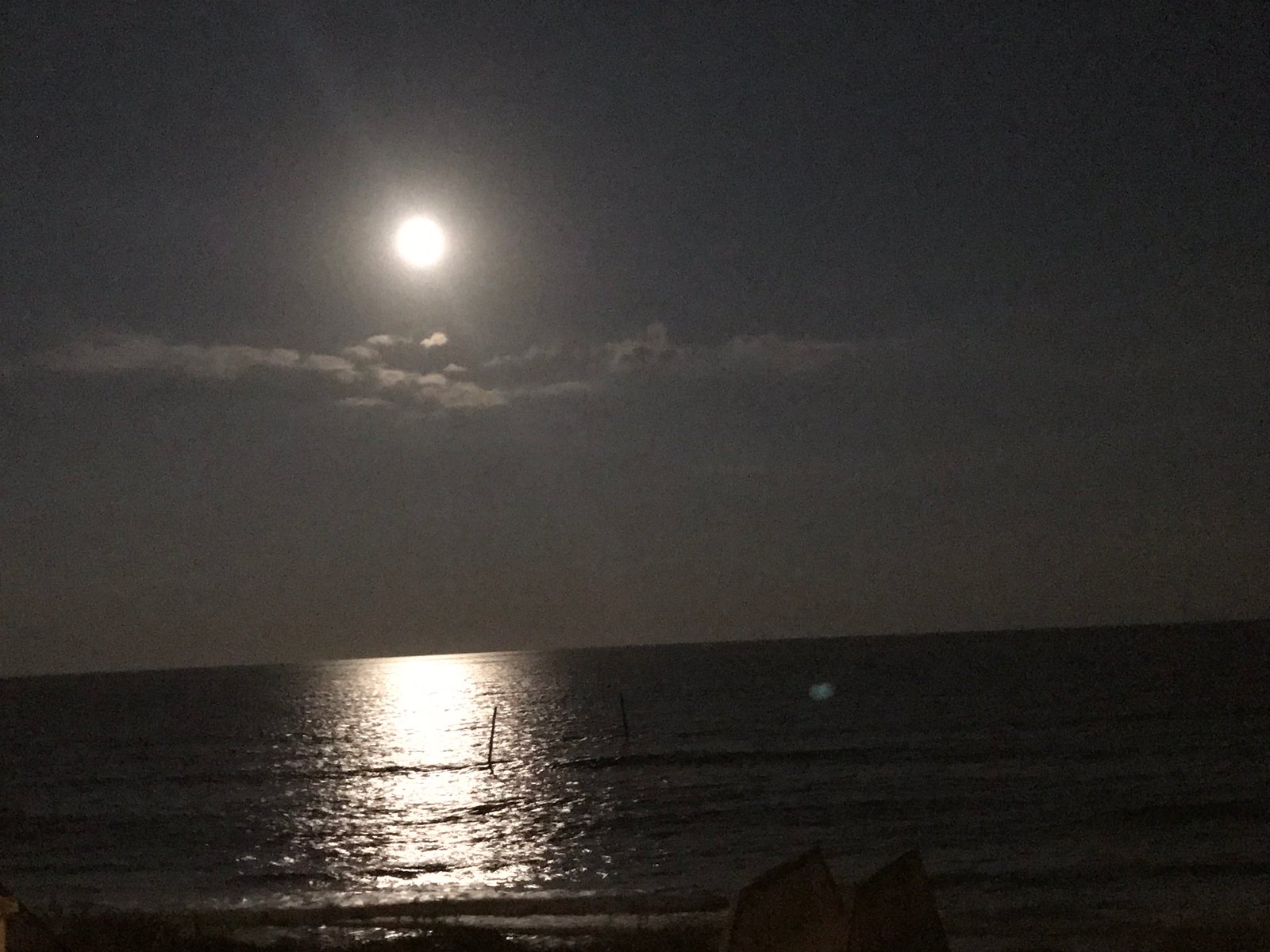 Full Moon over the Atlantic
