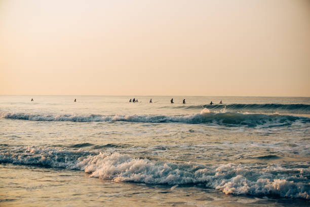 Surfing at Sunrise